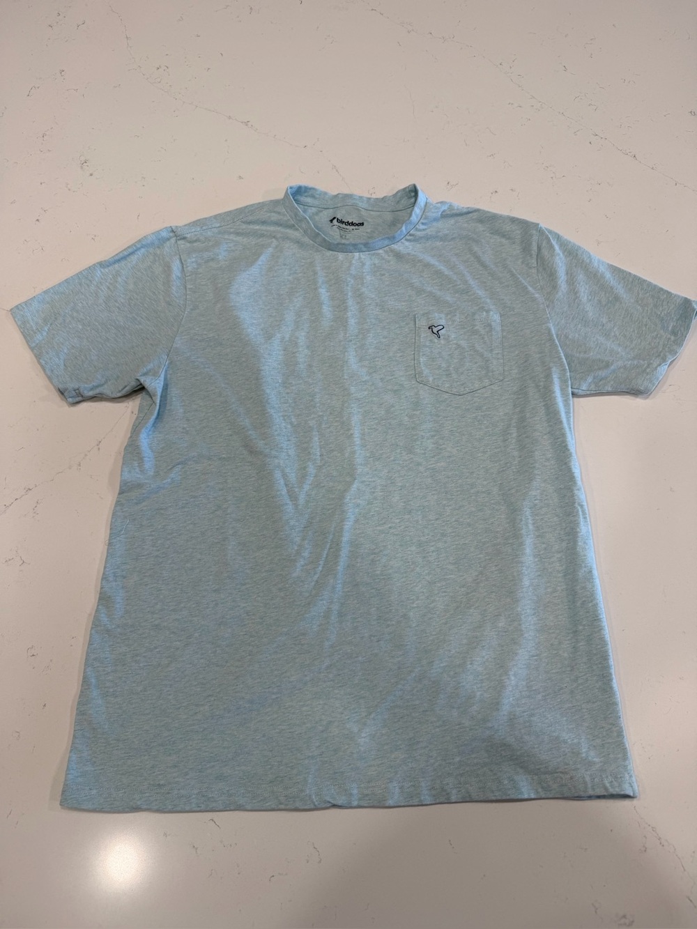 Birddogs Men’s Light Blue Pocket Short Sleeve Tee - XL